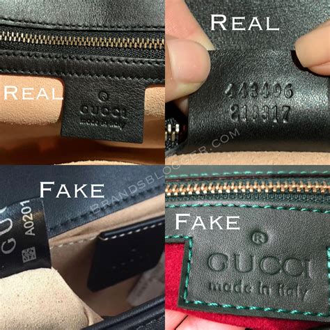 gucci velvet bag fake vs real|check gucci serial number.